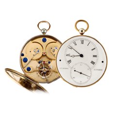 The first pocket watch with tourbillon by François-Paul Journe, completed in 1983.