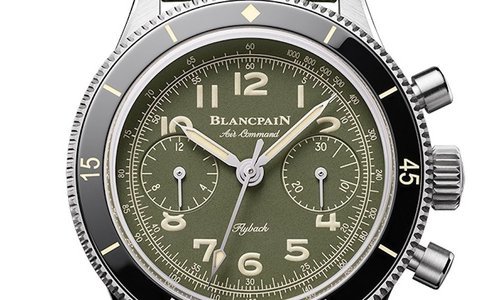 Blancpain Air Command flyback chronographs in camouflage mode