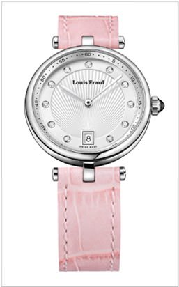 Louis Erard Romance 33 mm Watch in Silver Dial
