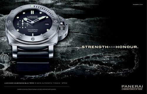 New ad campaign for Panerai