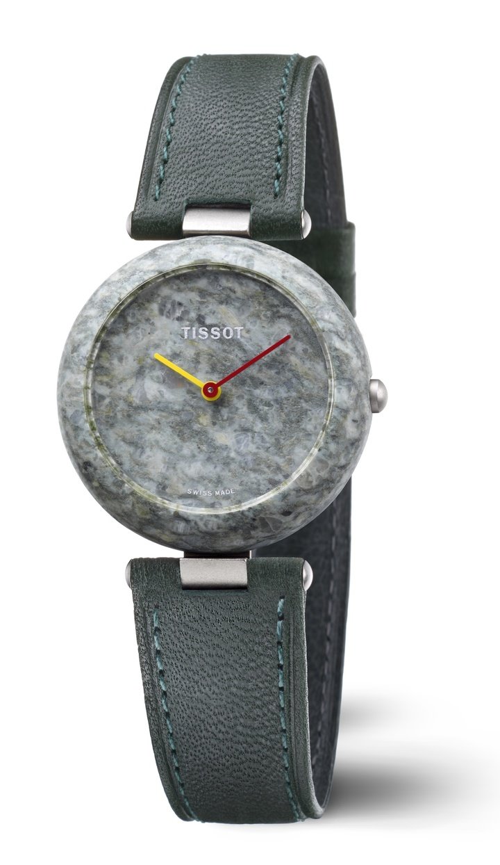 Tissot RockWatch, made of granite from the Swiss Alps, 1985. Tissot Museum Collection