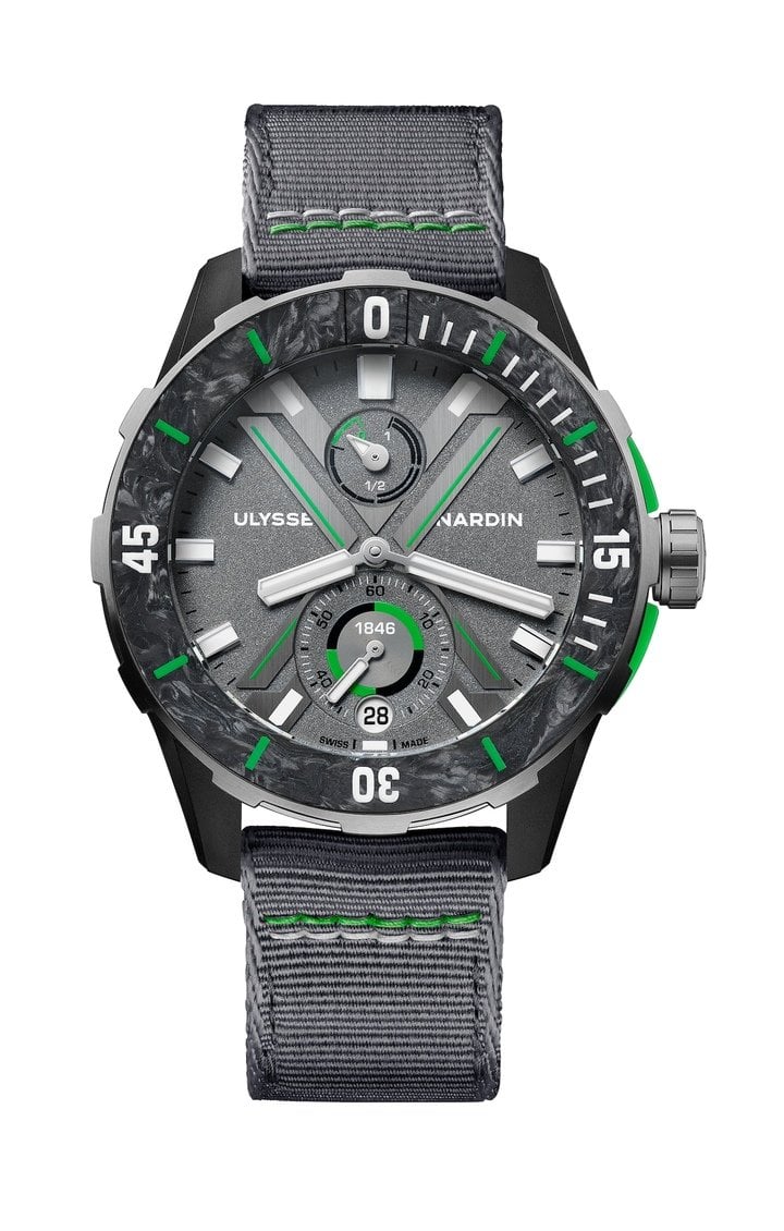 Carbonium case at Ulysse Nardin, invented by Lavoisier Composites