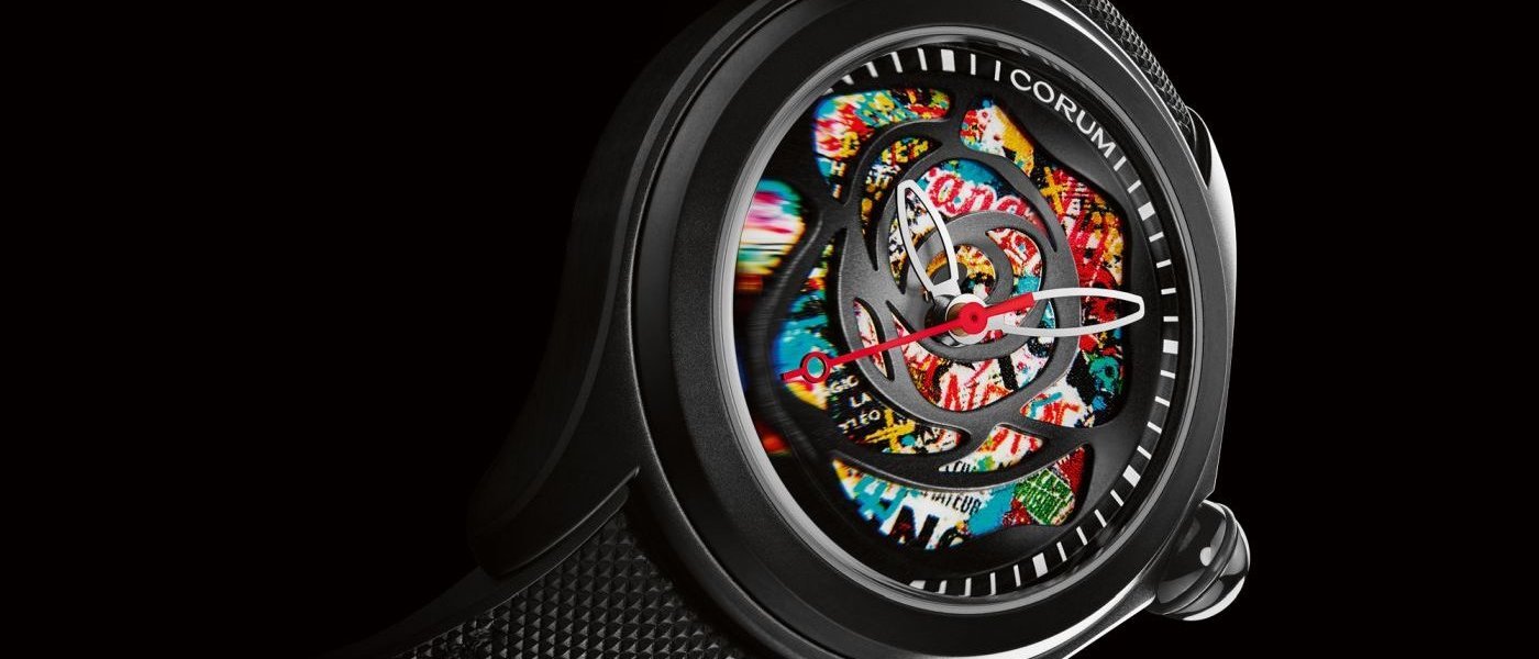 Corum partners with street artist Aiiroh for a new Bubble watch