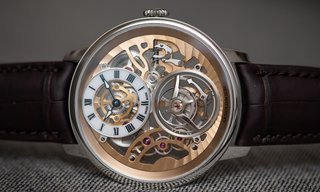 Arnold & Son Ultrathin Tourbillon Skeleton in red gold and platinum