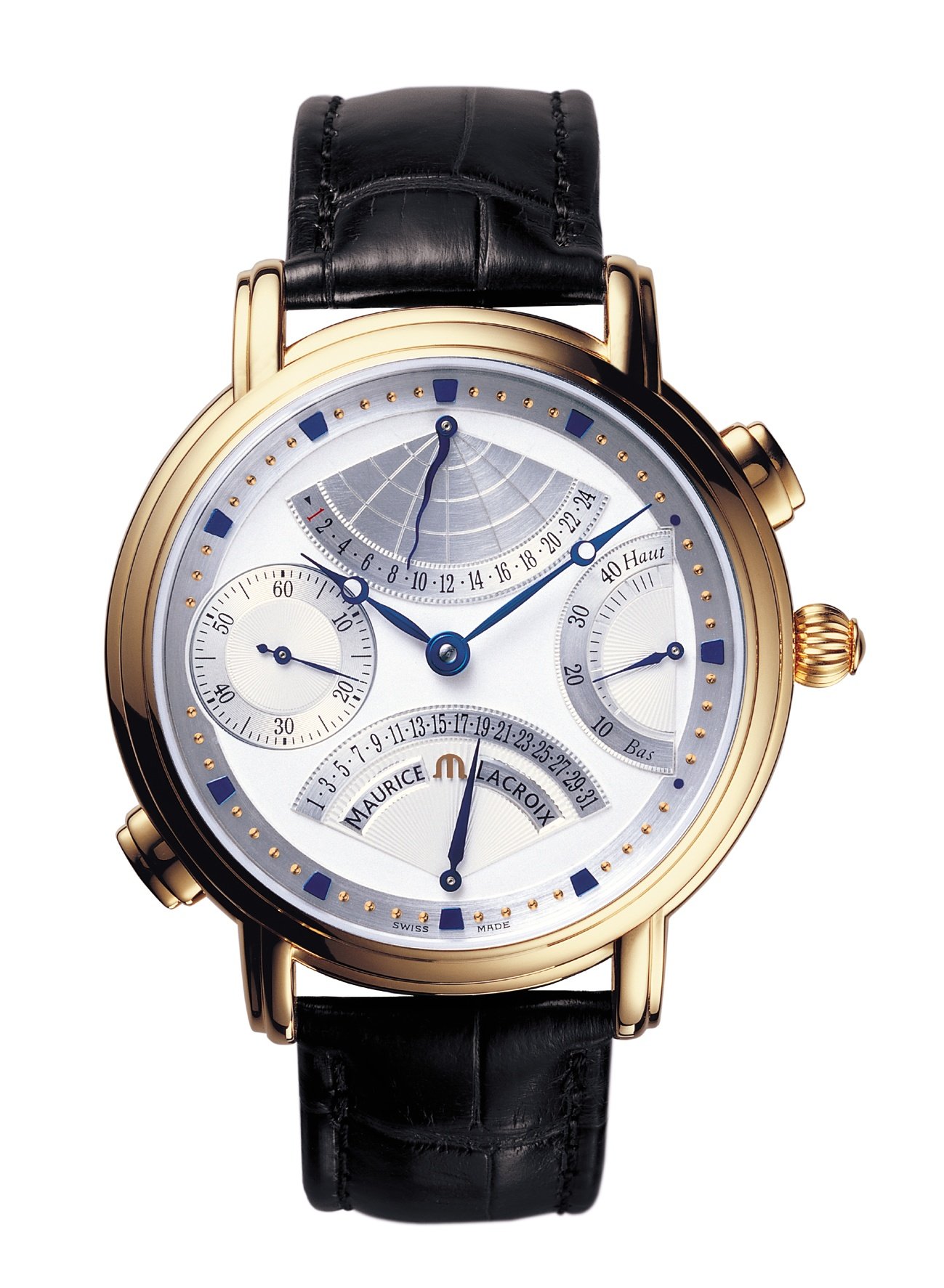 Maurice lacroix double outlet retrograde