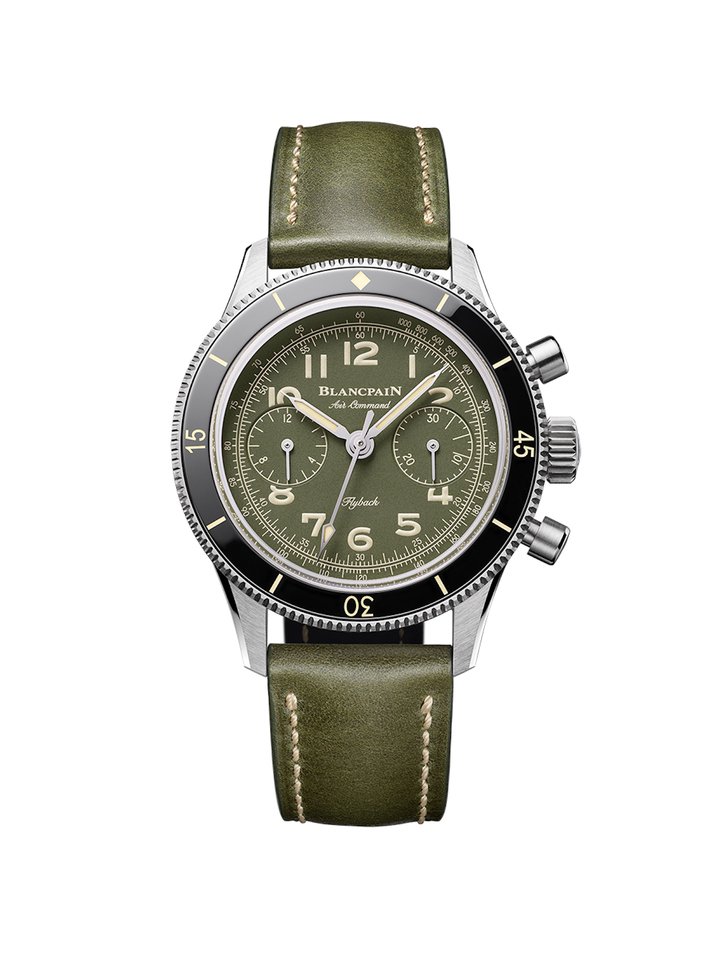 Blancpain Air Command flyback chronographs in camouflage mode