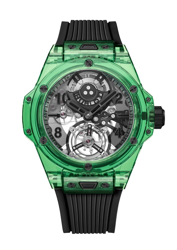 Hublot Big Bang Tourbillon Automatic Green SAXEM limited edition