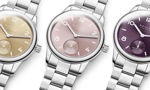 Nomos Glashütte Club Sport Neomatik 34 in three dial variants