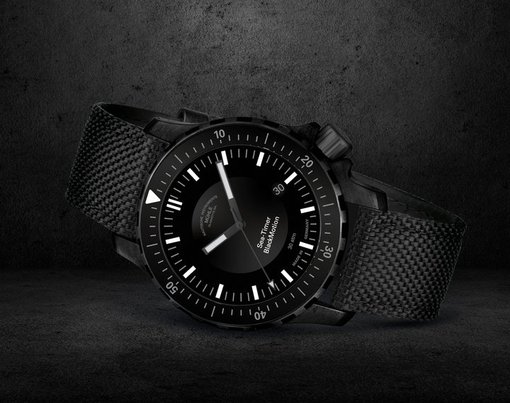 Mühle-Glashütte Sea-Timer Blackmotion