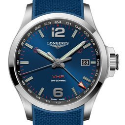 Conquest V.H.P. GMT flash setting by Longines