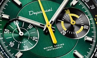 Depancel shifts gears with Allure Manual Chronograph British Racing Green