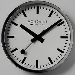 MONDAINE - Horloge murale