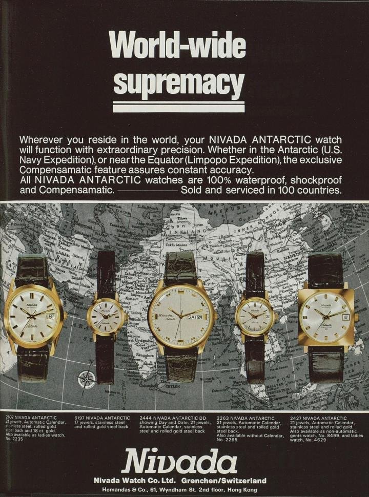 Vintage Watch Selection - NIVADA GRENCHEN | The Walkabout Company