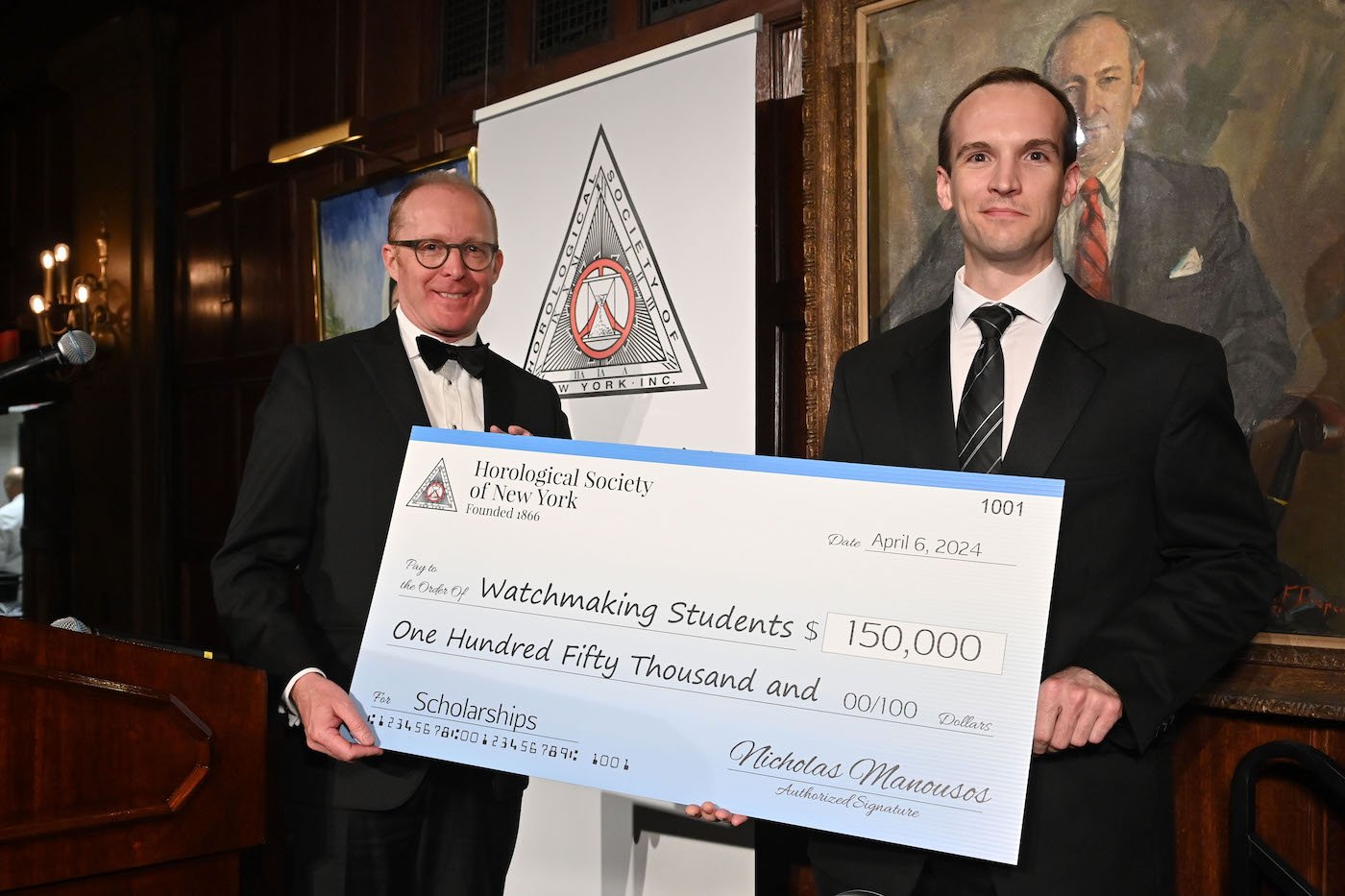 The Horological Society of New York awards record $150K in scholarships