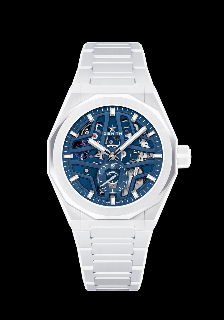 Zenith unveils the Defy Skyline White Ceramic Skeleton