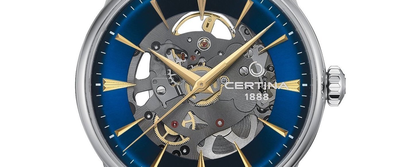 The new Certina DS-1 Skeleton: designed with light in ()