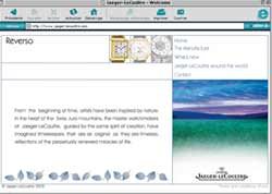 New website for Jaeger-LeCoultre