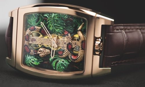 Corum unveils the Golden Bridge “Serpent” unique piece