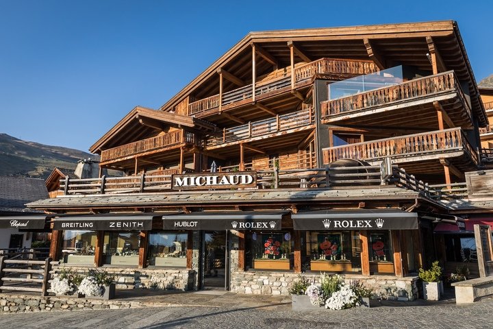 The Michaud boutique in Verbier