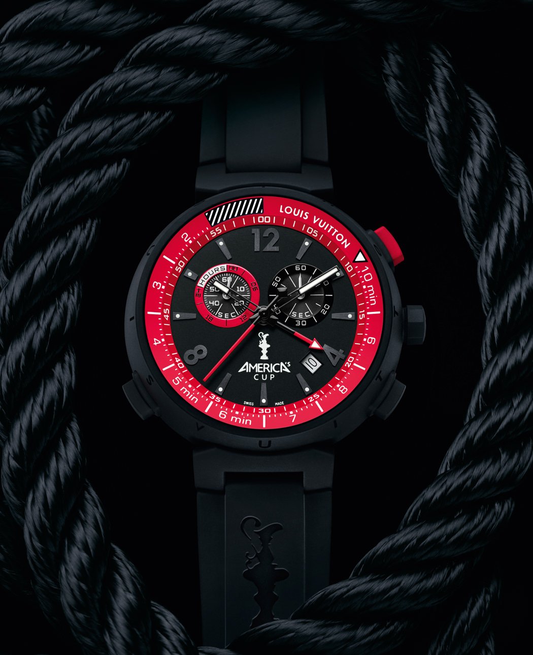 Louis Vuitton Tambour Regatta LV Cup Automatic Chronograph Watch