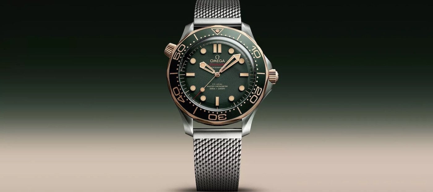 New Omega Seamaster Diver 300M in titanium and bronze gold