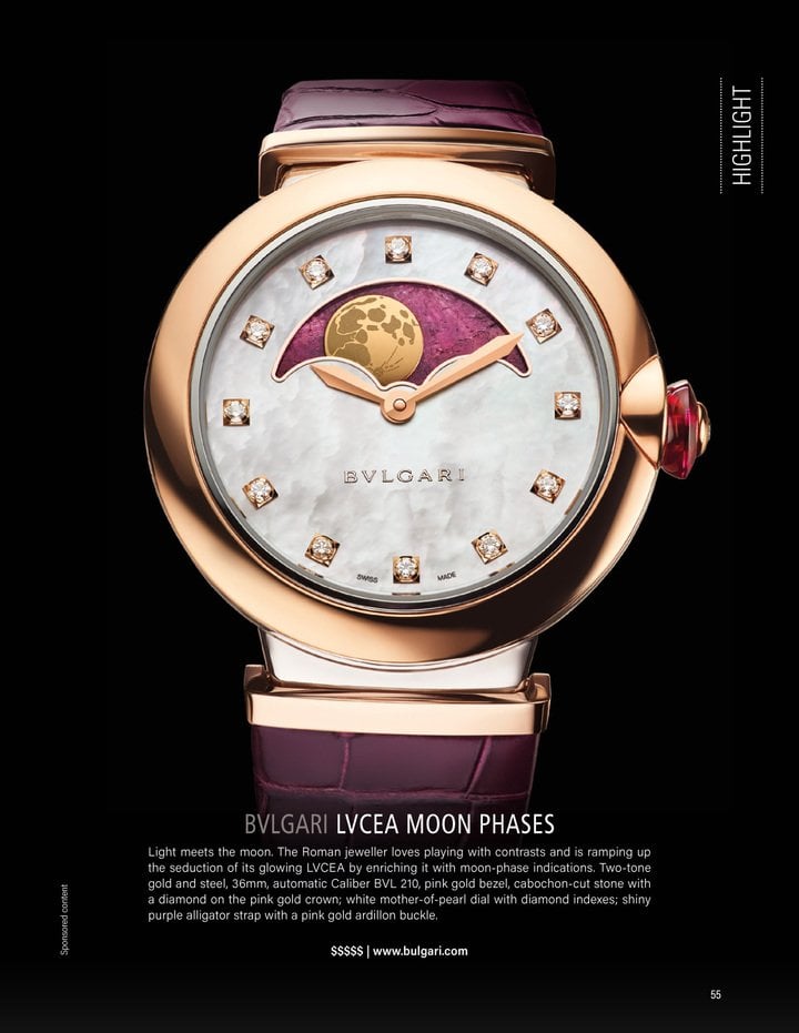 BVLGARI Lvcea moon Phases