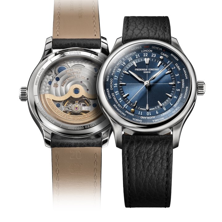 Frederique Constant Worldtimer Manufacture co-created with Watch Angels