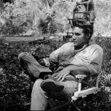 Elvis Presley on set in 1962
