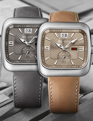 gucci mens square watch